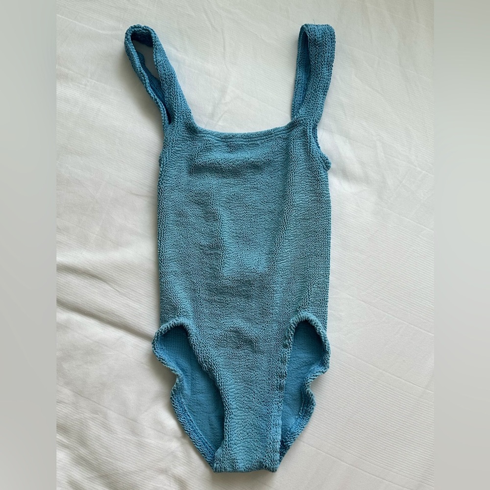 Hunza G Square Neck One-Piece - Sky Blue 💙